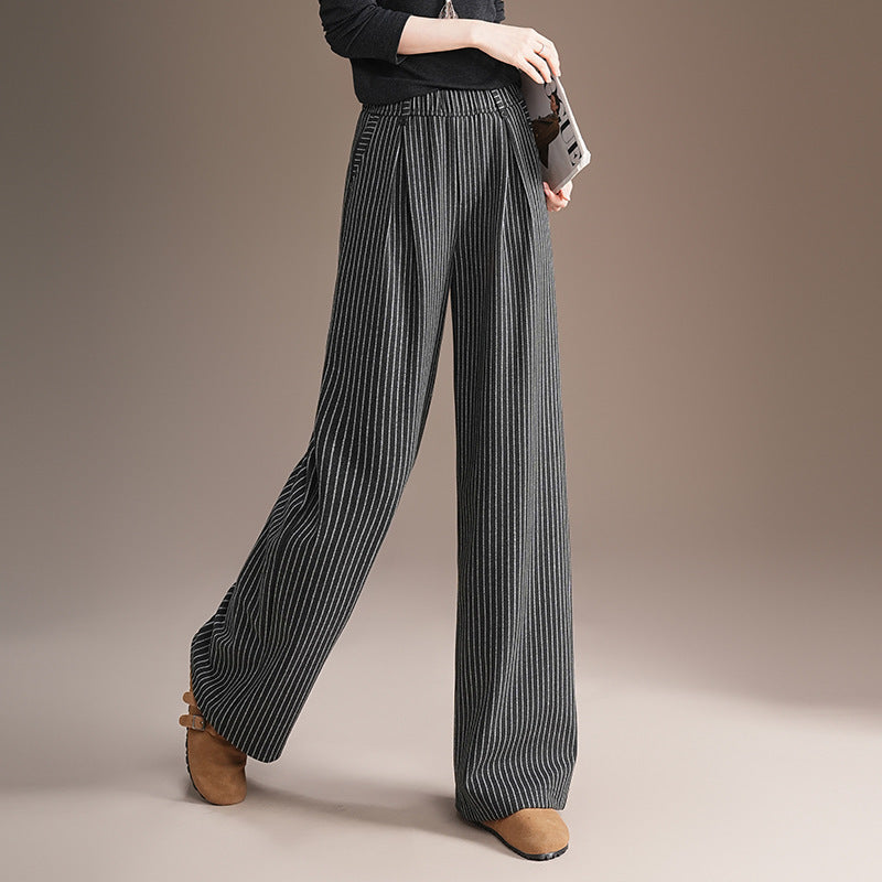 Fashion Slimming Loose Fit Straight Trousers