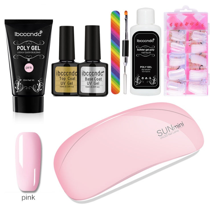 Quick & Painless Crystal Glue Nail Extension System | 100 Scaled Dual Forms