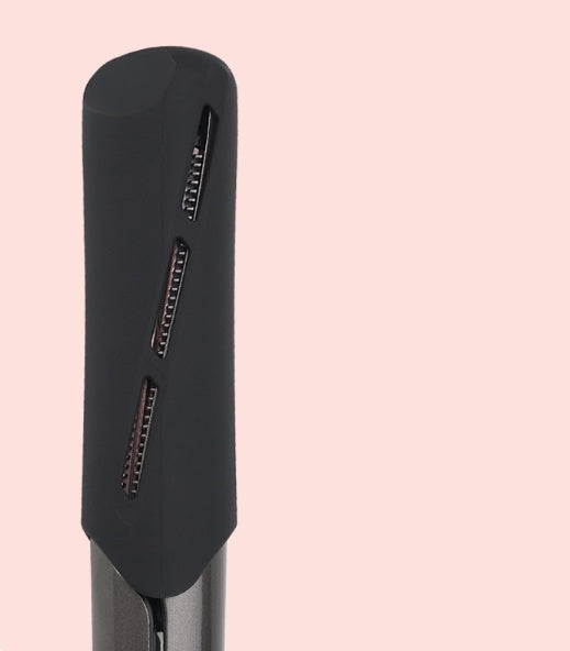 Professional 2-in-1 Hair Straightener & Crimper | Dry/Wet Hair Styling Comb