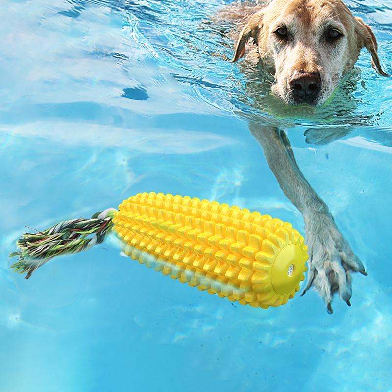 Durable Corn Stick Dog Toy | Squeaky, Bite-Resistant Rope Chew for All Breeds