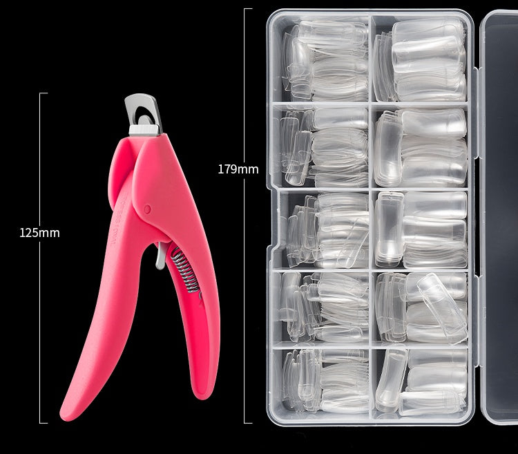 Natural 500 Count French Style Press-On Nails | Full Set Nail Art Tips