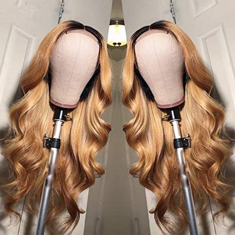 Natural Look Long Curly Wig | Premium Synthetic/Human Hair for Ladies