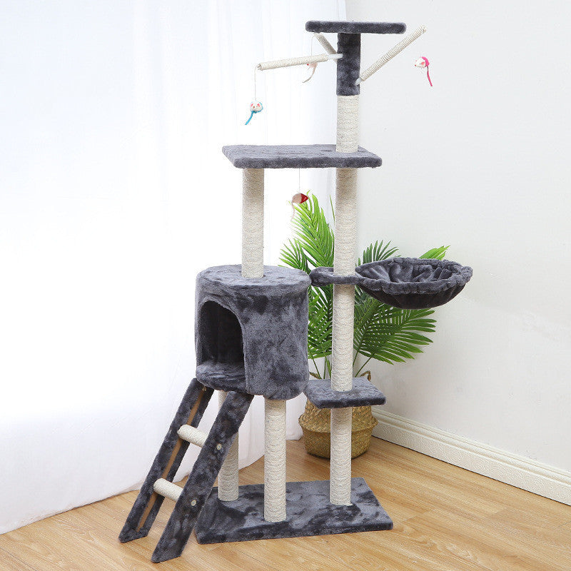 Multi-Level Cat Climber House | Indoor Cat Tree Condo & Activity Tower