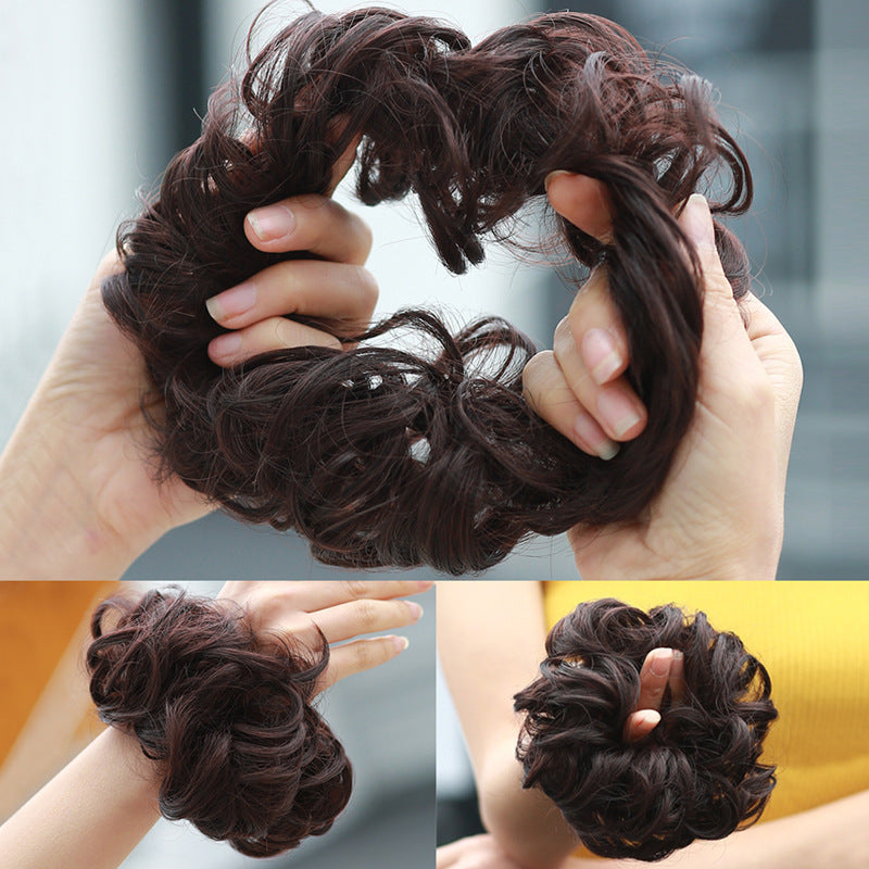 Wig Scrunchie Hair Donut | Instant Full Volume Bun Accessory