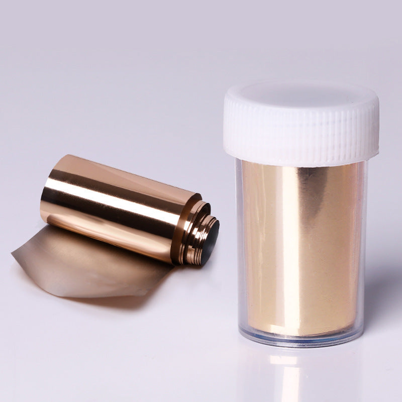 Rose Gold Nail Art Transfer Stickers | Nail Star Foil Decals