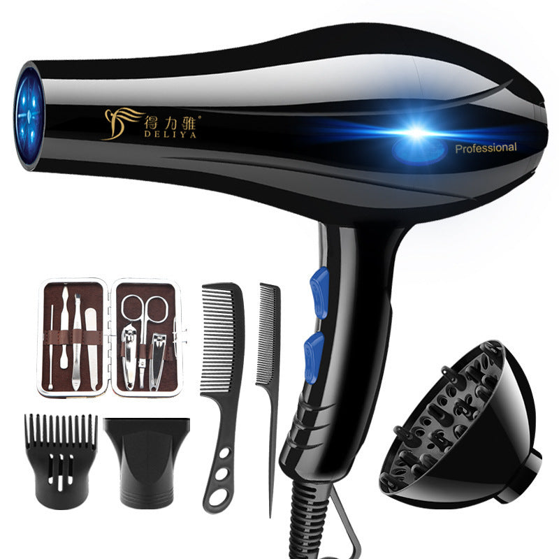 Home Use Negative Ion Hair Dryer | High-Power Blue Light Quick-Drying Styling Tool