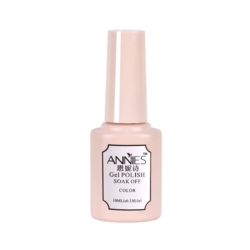 Milk Tea Crystal Stone Cat Eye Gel Nail Polish | Trendy Semi-Transparent Finish