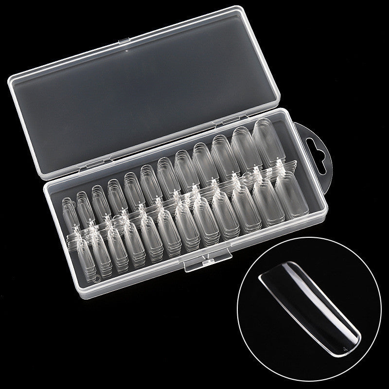 Professional Seamless French Manicure Tips | Ultra-Thin Full Cover False Nails