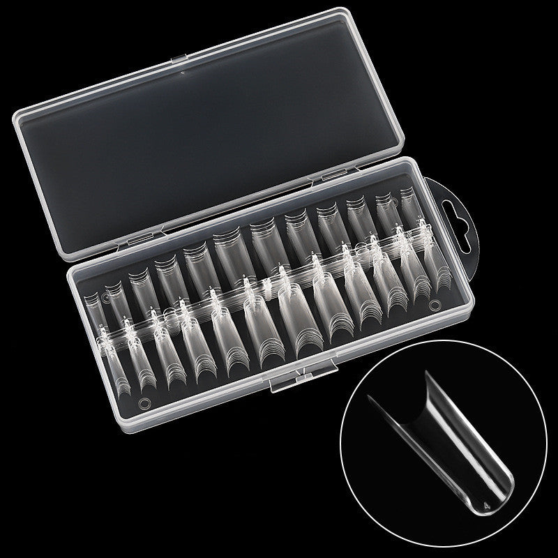 Professional Seamless French Manicure Tips | Ultra-Thin Full Cover False Nails