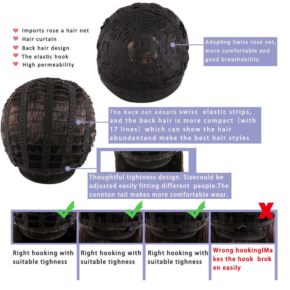 Natural Look Short Curly Wig | Ready-to-Wear Euro-American Style