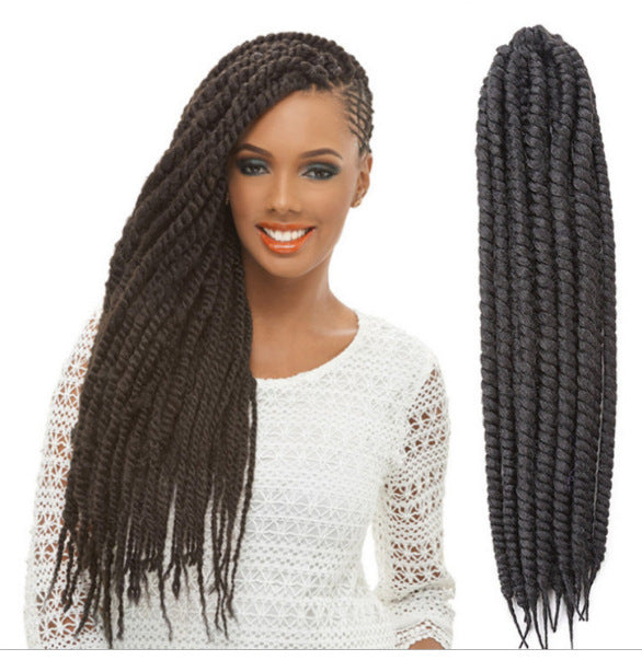 Trendy Dirty Braid Wig | Realistic Pre-Looped Faux Locs for Women