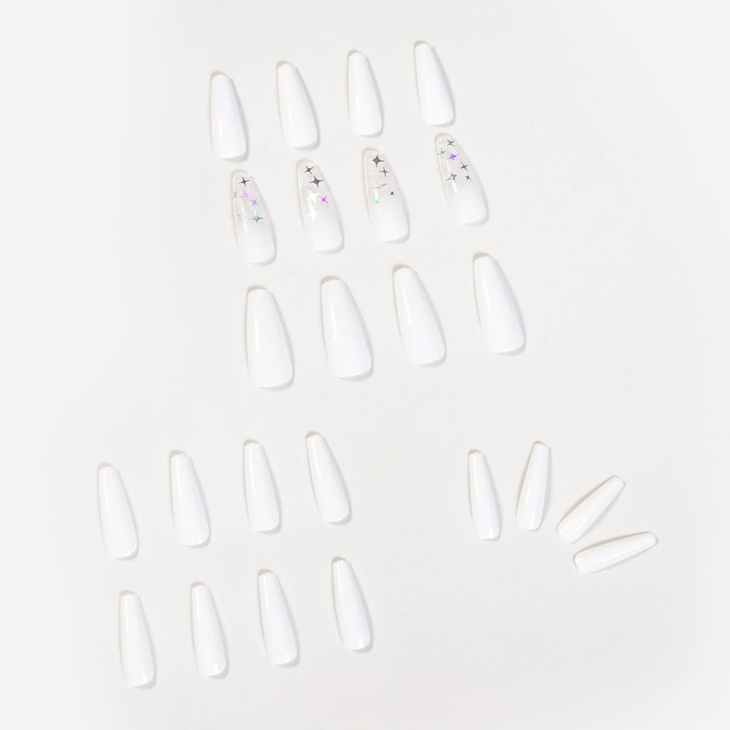 Waterproof & Removable Nail Art Patches | Press-On Fake Nails Full Set