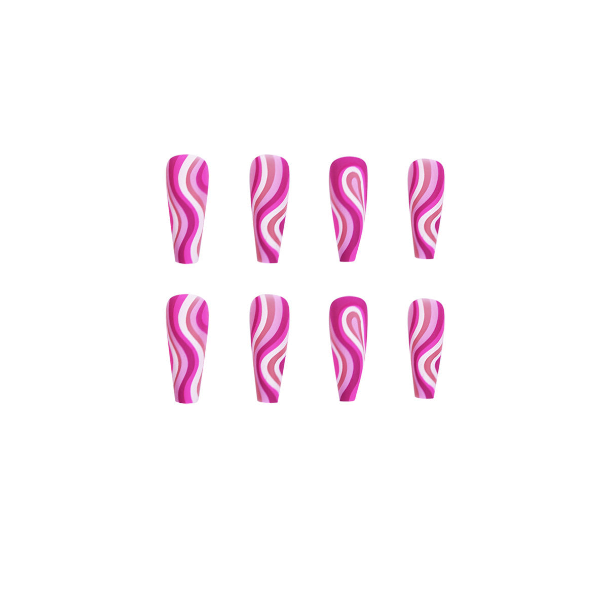 Detachable Artistic Press-On Nails | Wearable Finished Fake Nail Tips