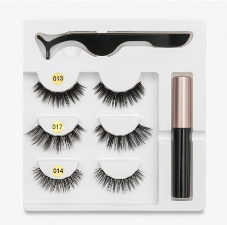 Glamorous Magnetic False Lashes | New Fashion Reusable No-Glue Eyelash Pair