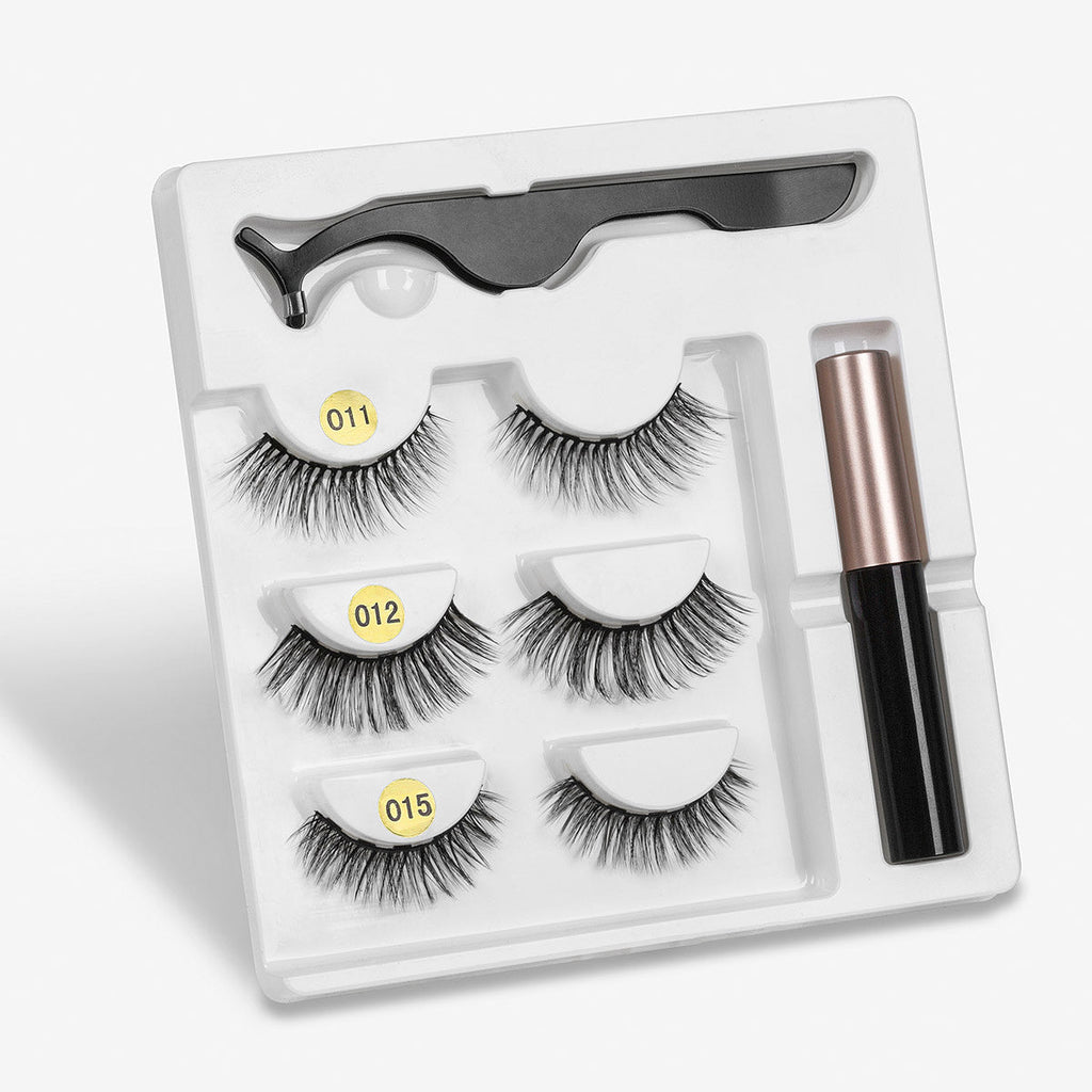 Glamorous Magnetic False Lashes | New Fashion Reusable No-Glue Eyelash Pair