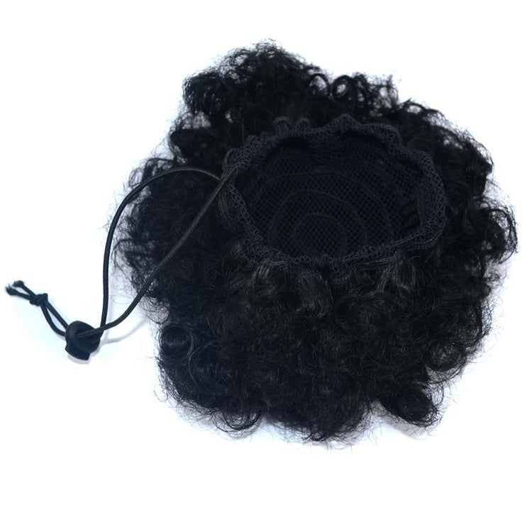 Flower Bud Bun Hairpiece Wig | Exaggerated Messy High Bun Style