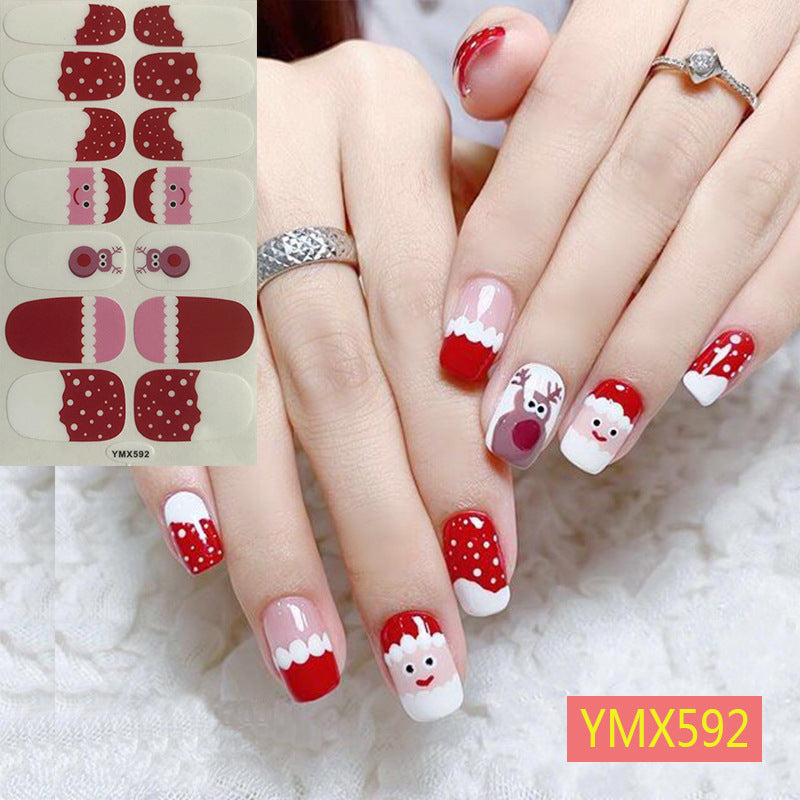 Festive Christmas Nail Stickers & Decals | Holiday Nail Art Supplies