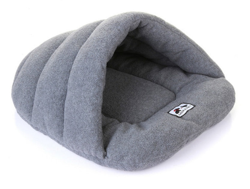 Soft Pet Sleeping Bag | Cozy Cave Nest Pouch for Winter Warmth
