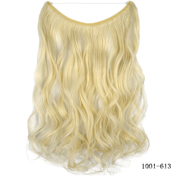 Silky Straight 22" Synthetic Hair Extensions | Invisible Wire No Clips