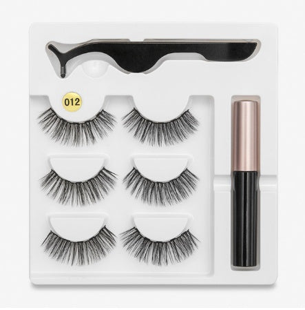 Glamorous Magnetic False Lashes | New Fashion Reusable No-Glue Eyelash Pair