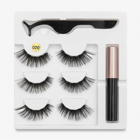 Glamorous Magnetic False Lashes | New Fashion Reusable No-Glue Eyelash Pair