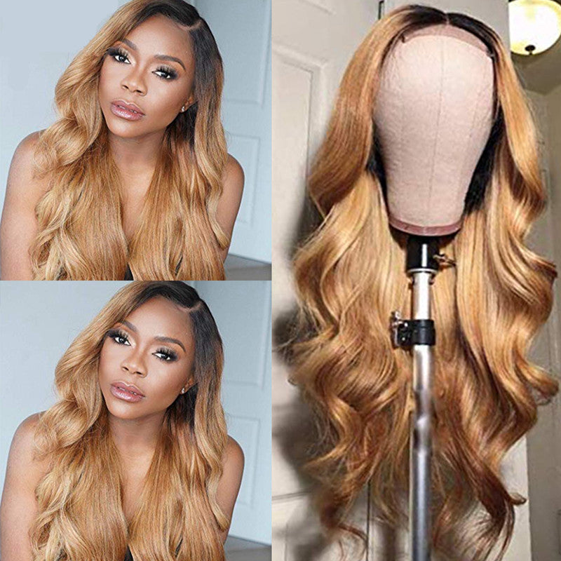 Natural Look Long Curly Wig | Premium Synthetic/Human Hair for Ladies