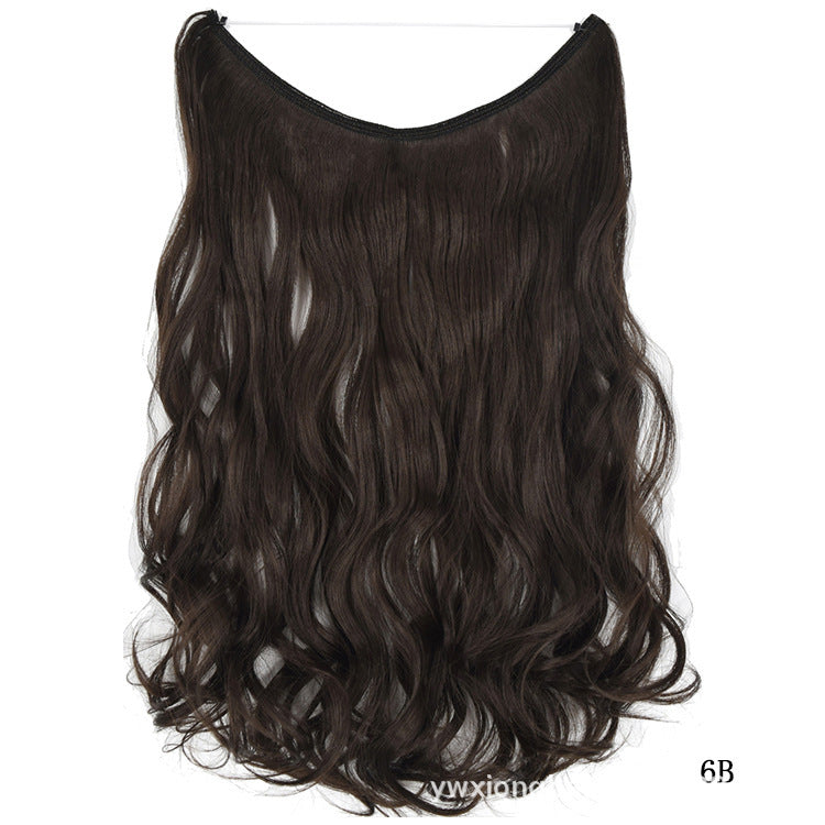 Silky Straight 22" Synthetic Hair Extensions | Invisible Wire No Clips