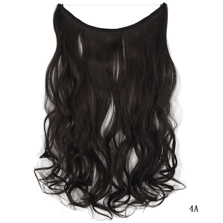 Silky Straight 22" Synthetic Hair Extensions | Invisible Wire No Clips