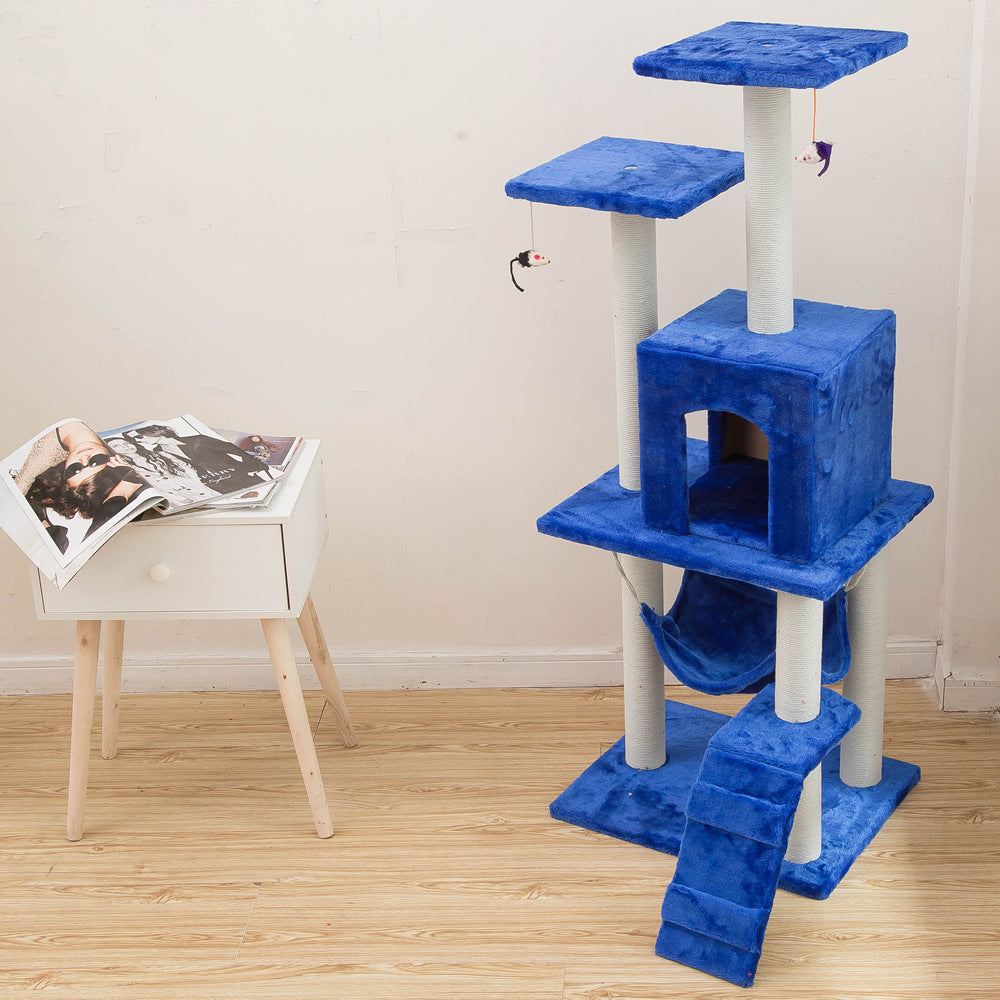 Modern Cat Tree Condo & Climbing Frame | Vertical Pet Activity Center Toy