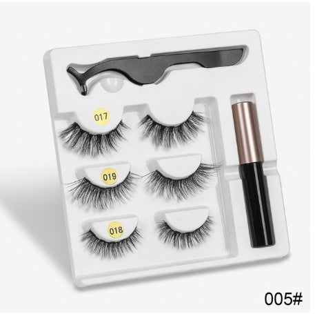 Glamorous Magnetic False Lashes | New Fashion Reusable No-Glue Eyelash Pair