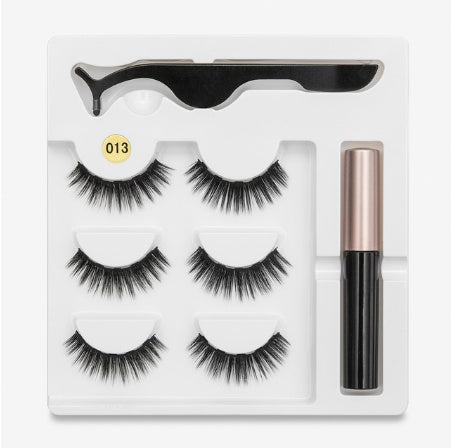 Glamorous Magnetic False Lashes | New Fashion Reusable No-Glue Eyelash Pair