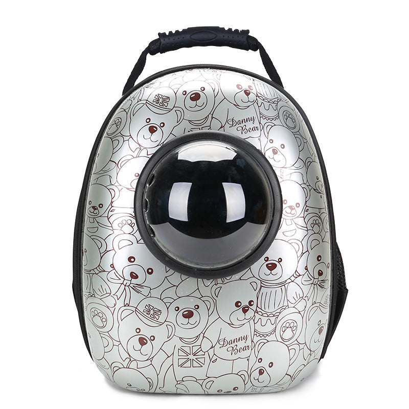 Breathable Pet Backpack | Space Capsule Design for Outdoor Travel