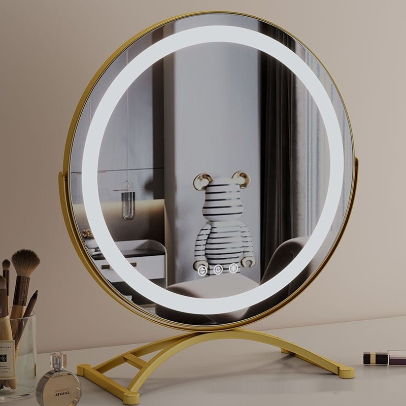 Modern Rotating Home Vanity Mirror | Desktop Dressing Table Swivel Design