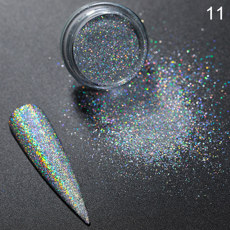 Ultra-Fine Aurora Nail Powder | Chrome Effect Magic Glitter for Nail Art