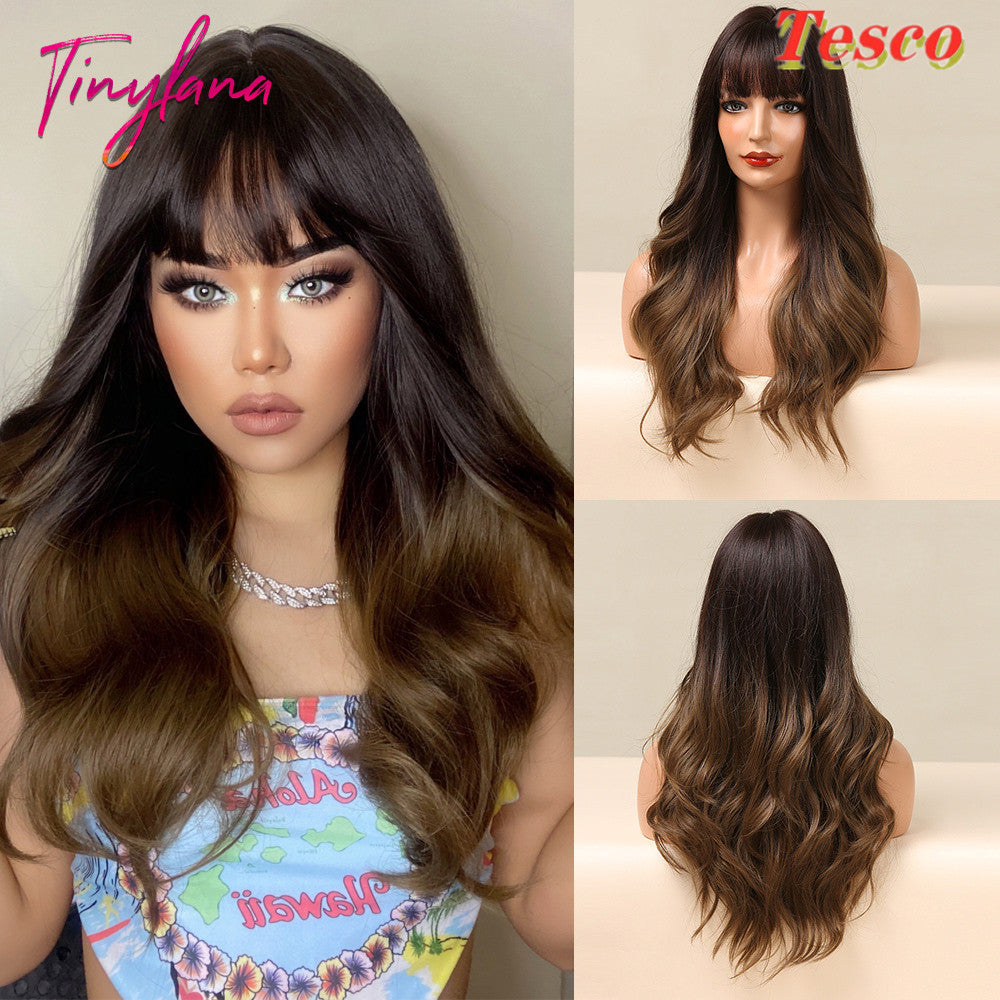 Natural Wavy Wig for Women | Long Full Wavy Hairstyle