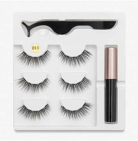 Glamorous Magnetic False Lashes | New Fashion Reusable No-Glue Eyelash Pair