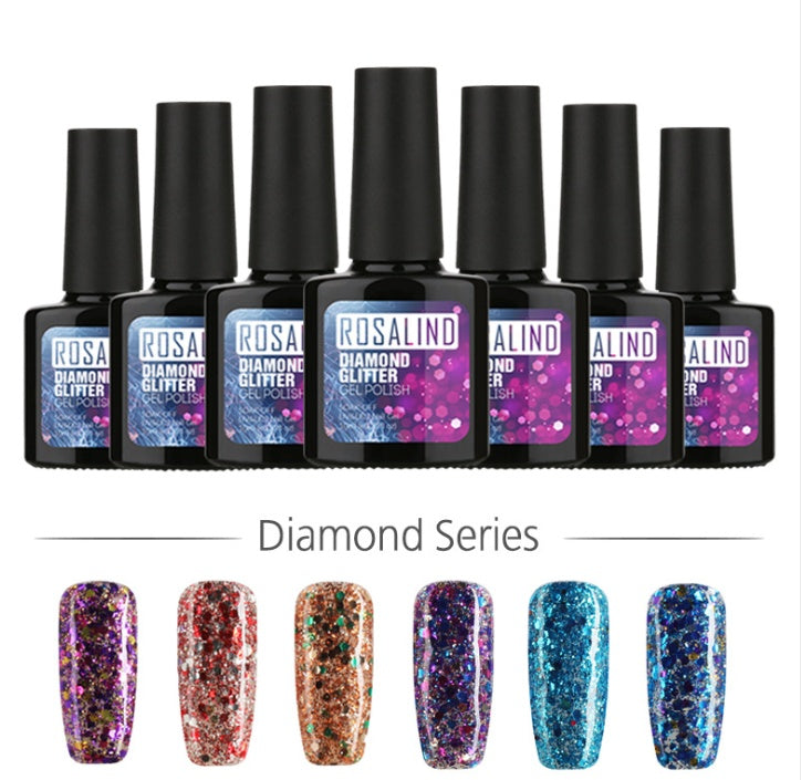 High-Shine Diamond Effect Nail Gel Polish