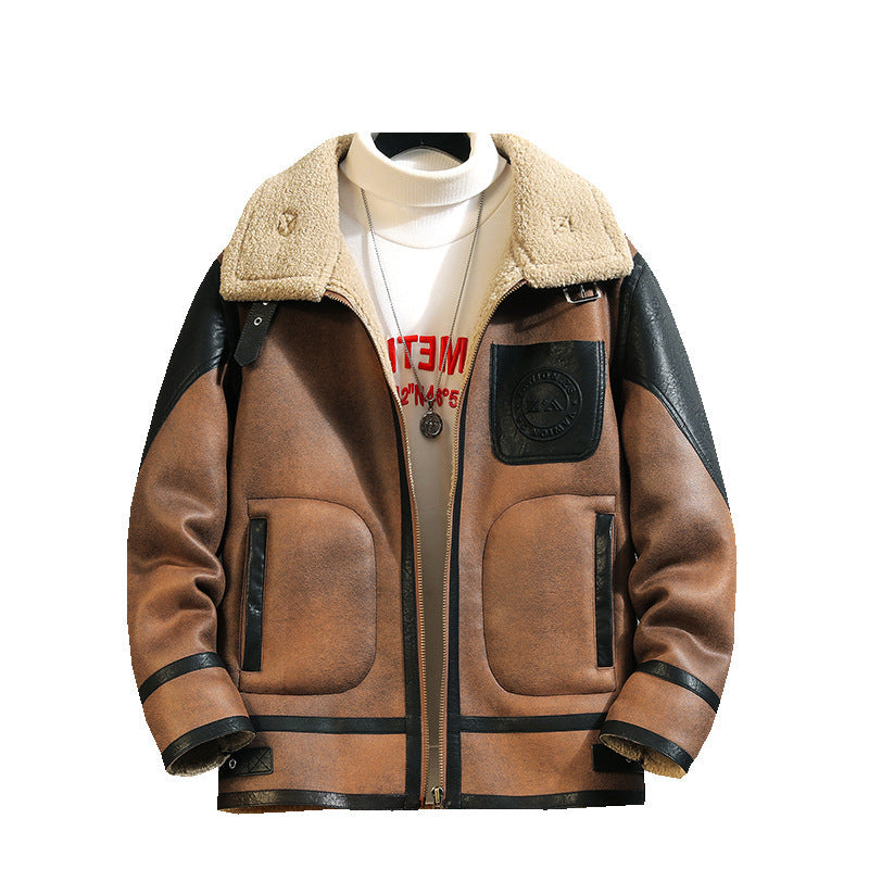 Extended Size Suede Jacket for Men/Women | Casual Fall Fashion Coat