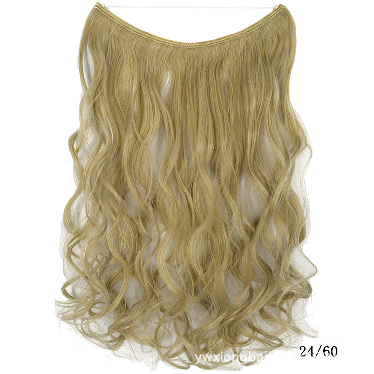 Silky Straight 22" Synthetic Hair Extensions | Invisible Wire No Clips