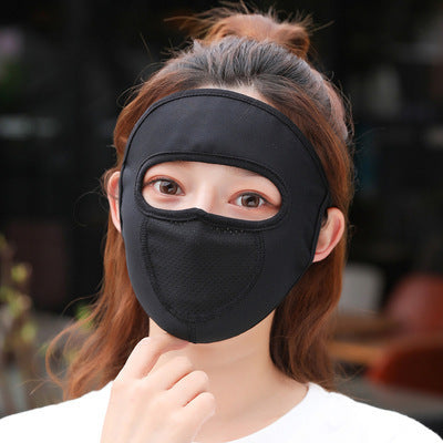 Ice Silk UV Protection Sunscreen Face Mask