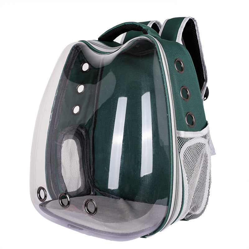 Clear View Transparent Cat Bag | Portable Outgoing Travel Carrier