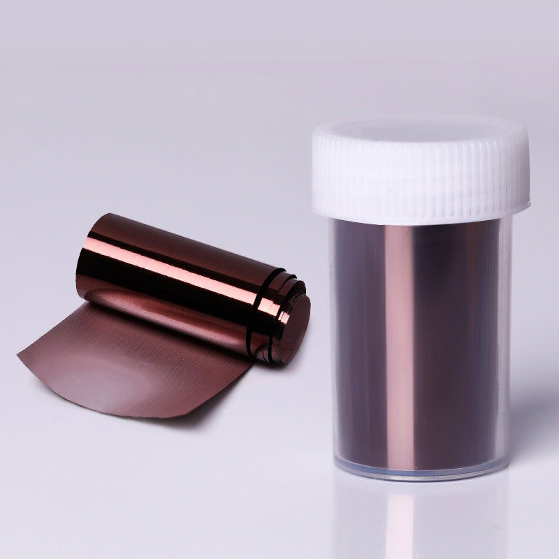 Rose Gold Nail Art Transfer Stickers | Nail Star Foil Decals