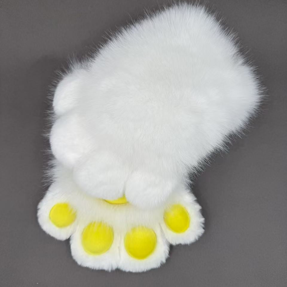 Soft Colorful Animal Claw Cosplay Mittens