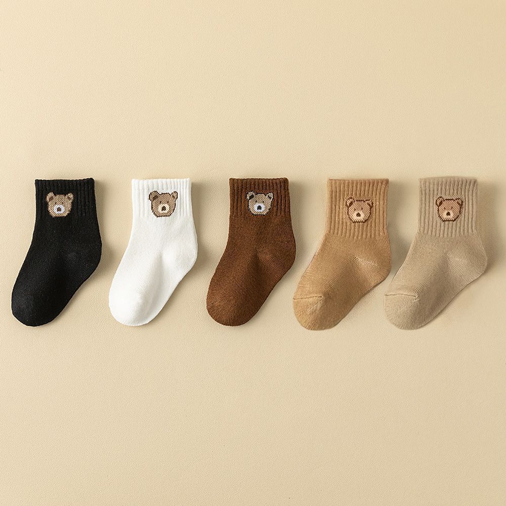 Fashion Waist-High Elastic Embroidered Socks