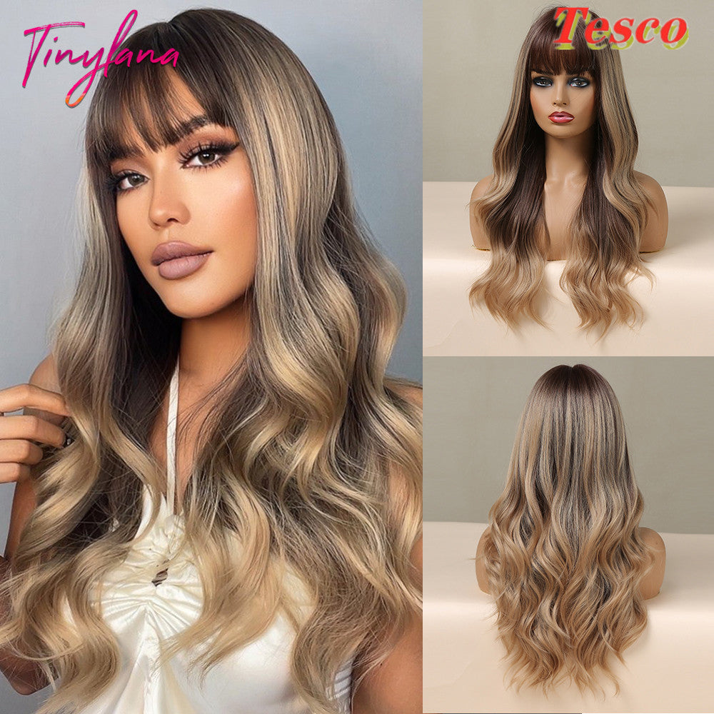 Natural Wavy Wig for Women | Long Full Wavy Hairstyle