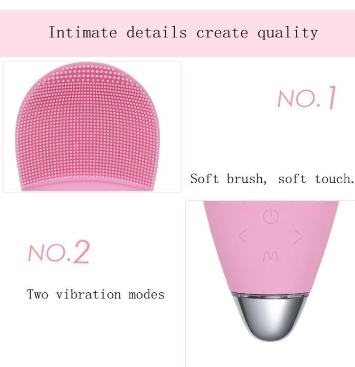 Electric Facial Cleansing Brush | Sonic Vibration Deep Pore Cleanser