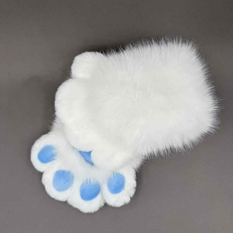 Soft Colorful Animal Claw Cosplay Mittens