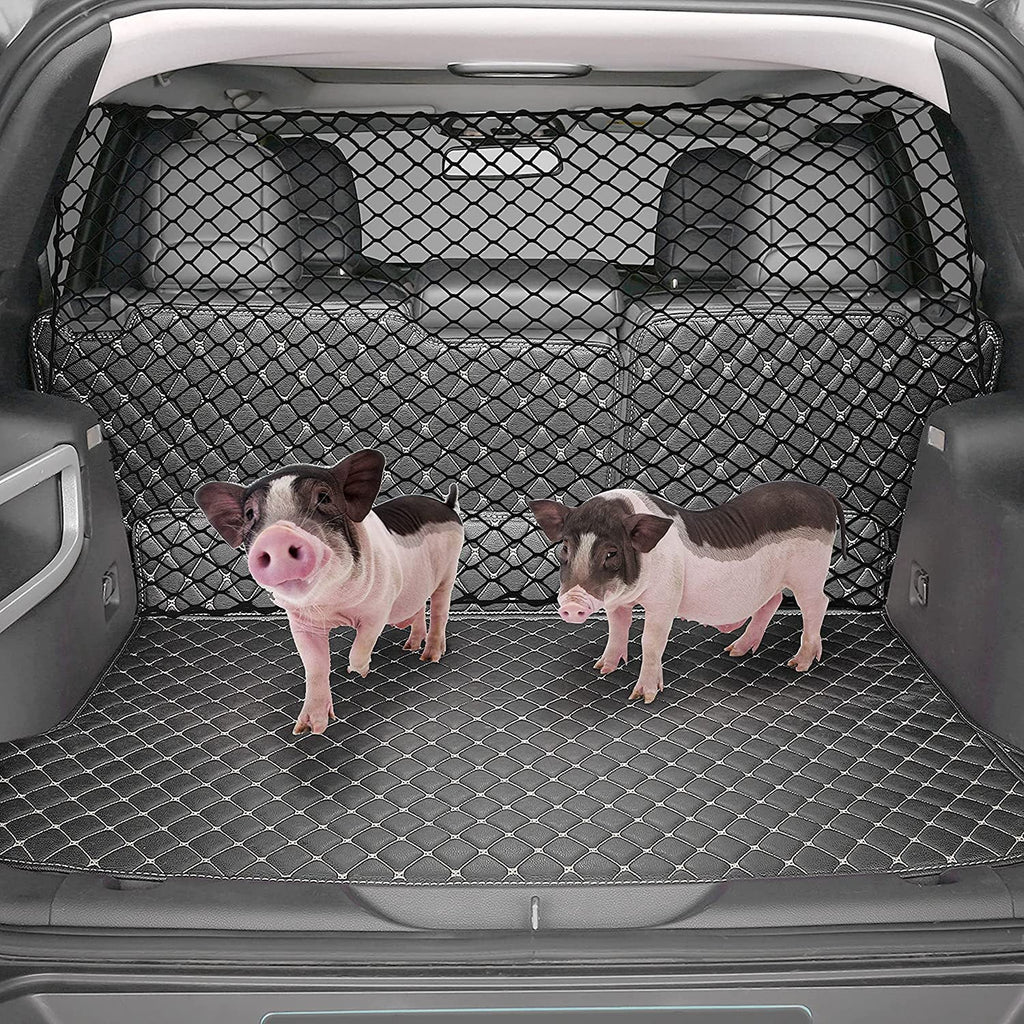 Universal Car Dog Isolation Net | Protective Barrier Fence for Trunk/Cargo Area