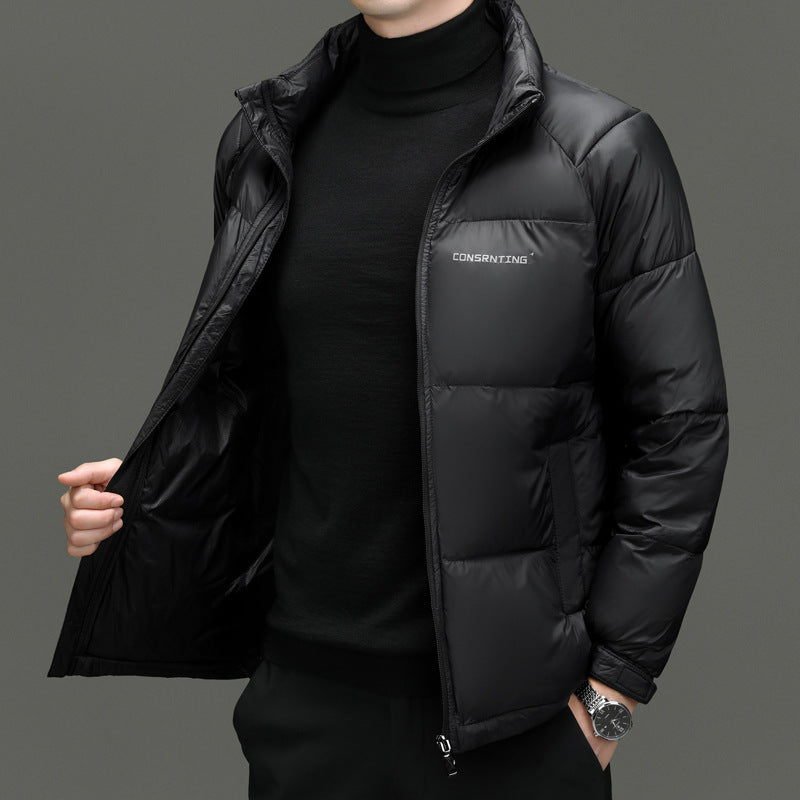 Premium Super Thick Stand Collar Coat | Men's Warm Winter Outerwear