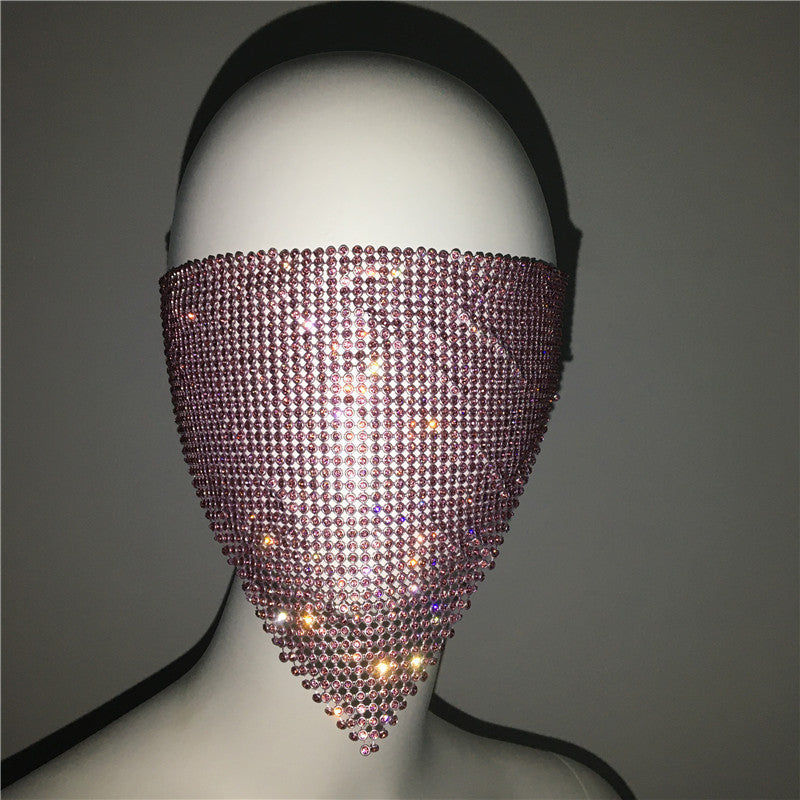 Sparkling Rhinestone Trend Face Mask